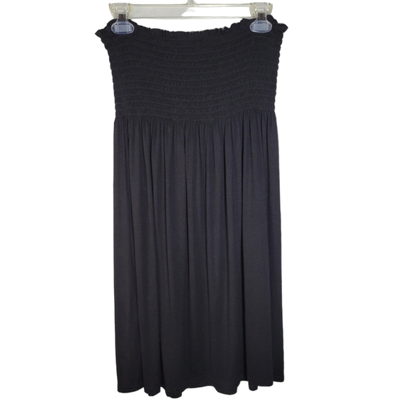 Buzy Collection black smock strapless top Size Medium - Picture 4 of 6